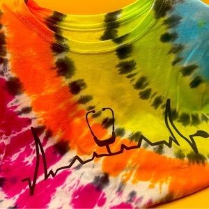 Authentic one of a kind tie dye